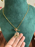 Peacock pendent set