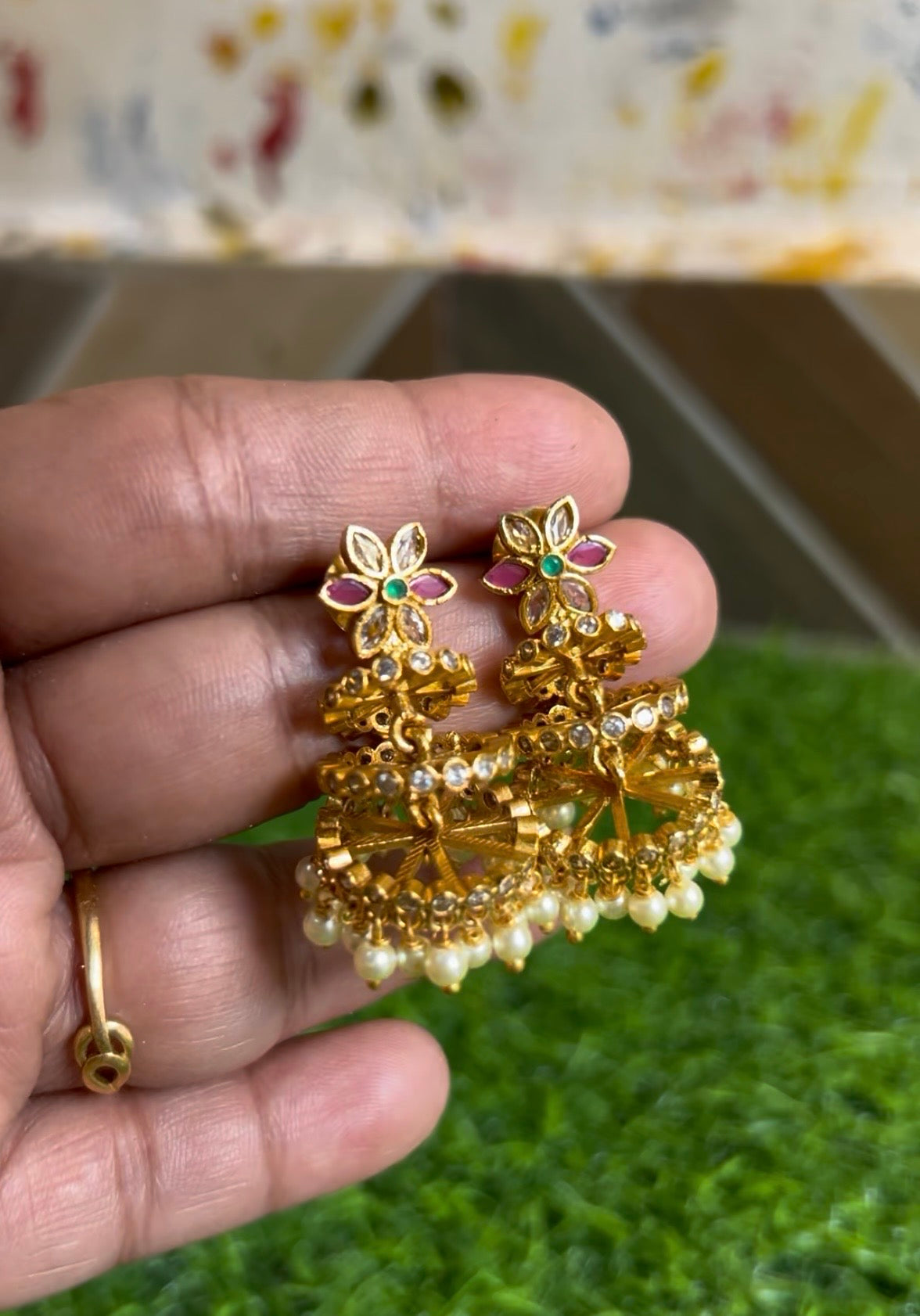 Spiral earrings