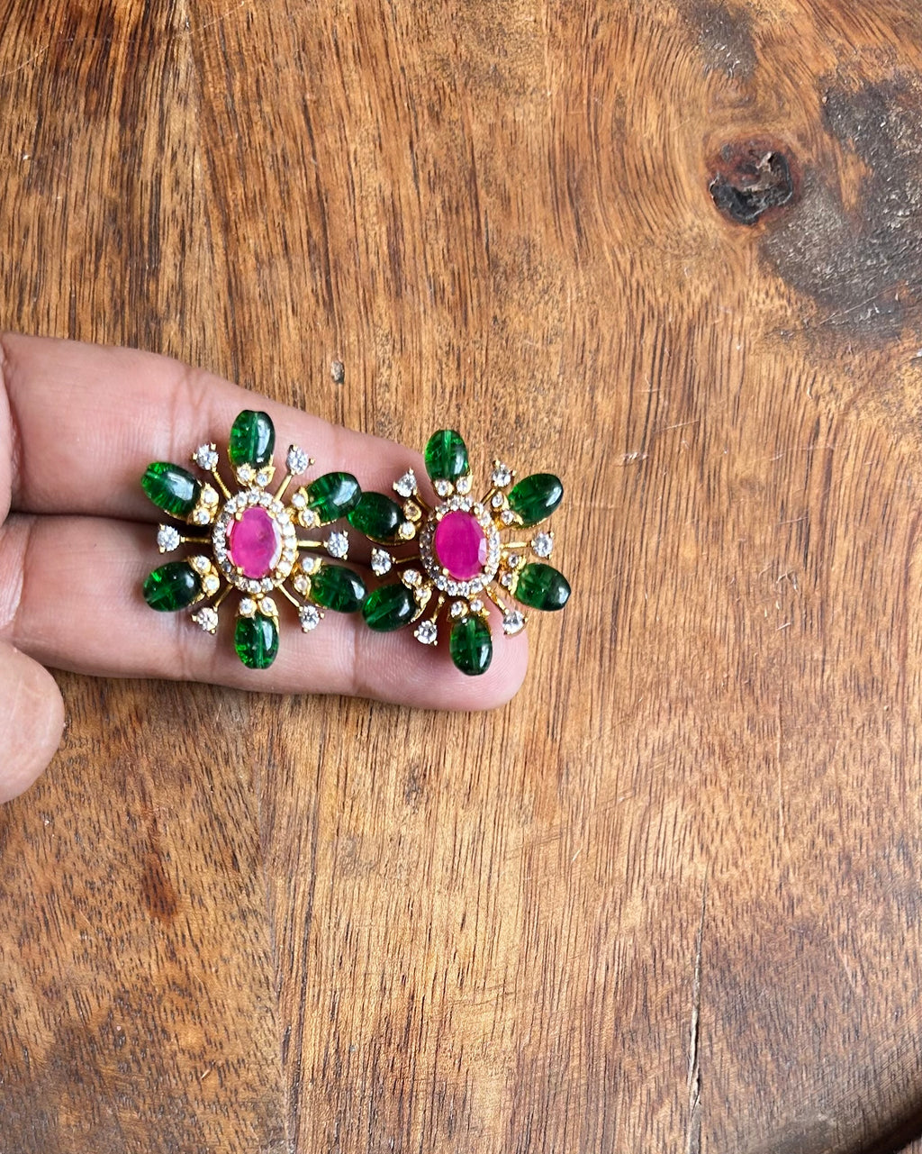 Floral studs