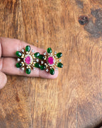 Floral studs