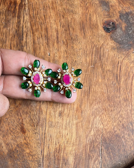 Floral studs