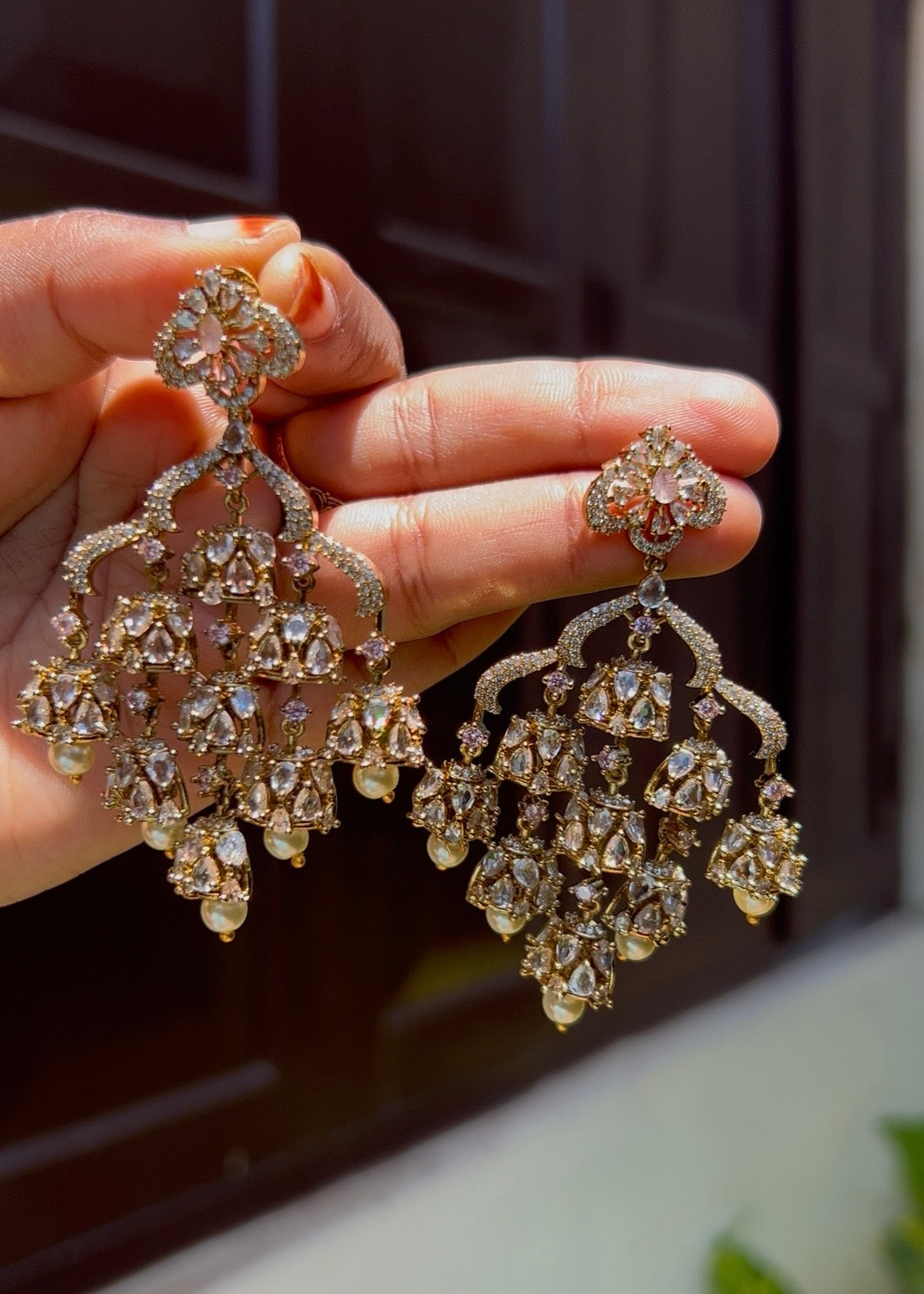 Waterfall earrings
