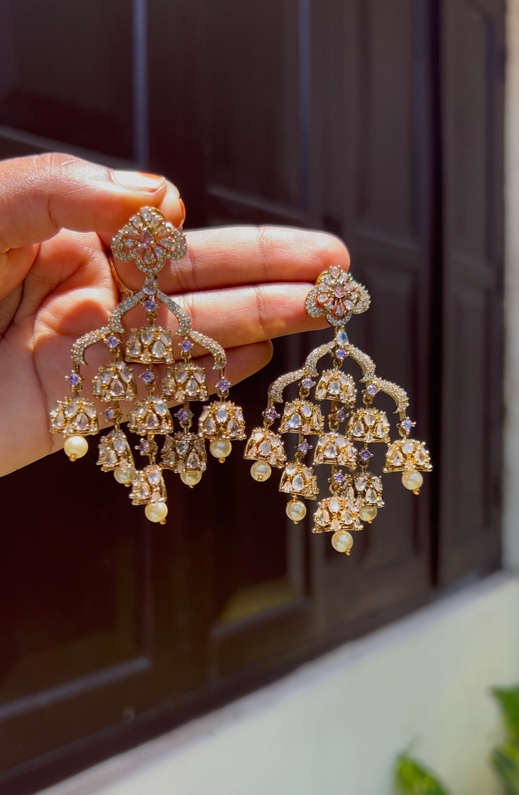 Waterfall earrings