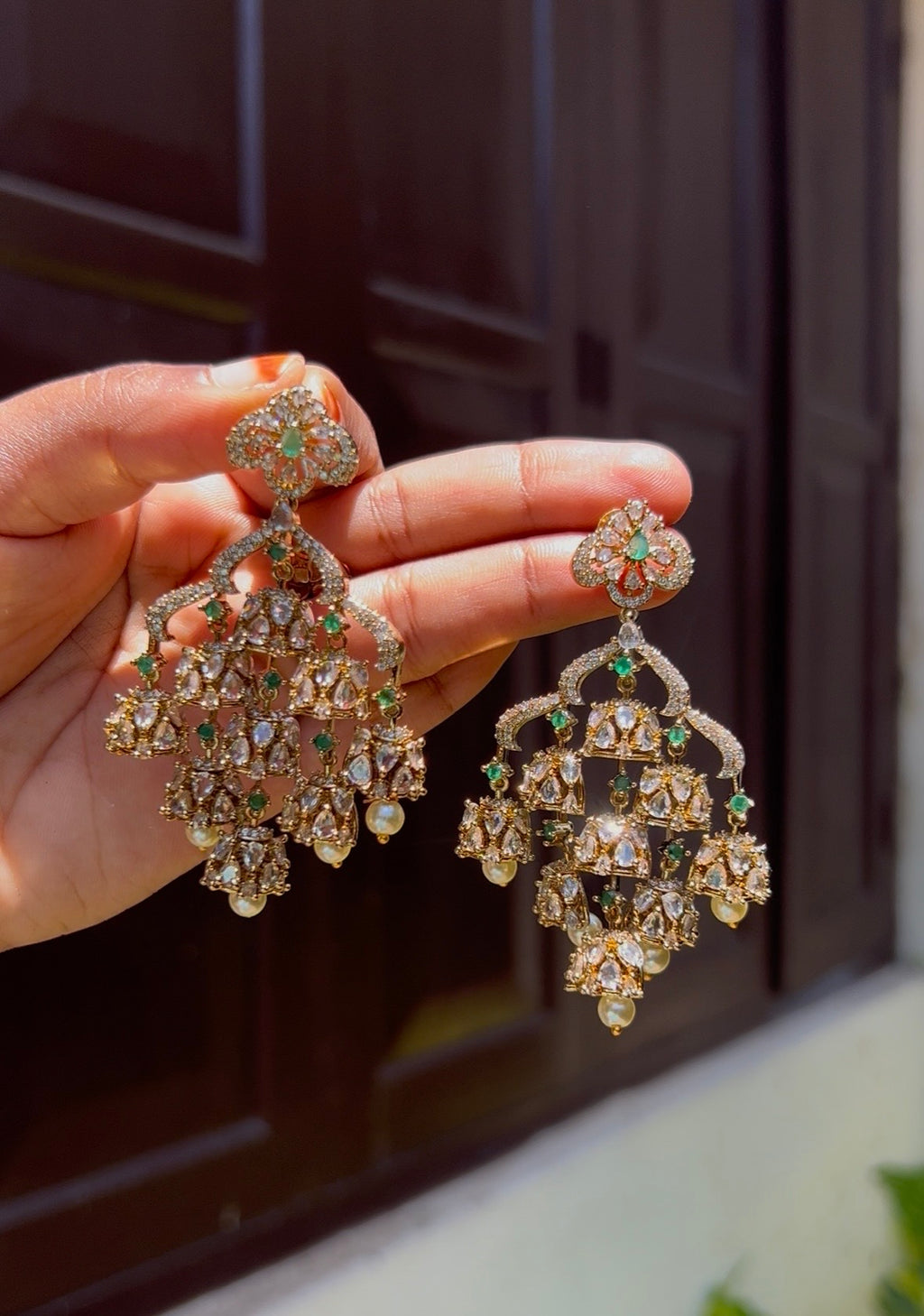 Waterfall earrings