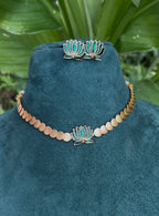 Lotus coin choker