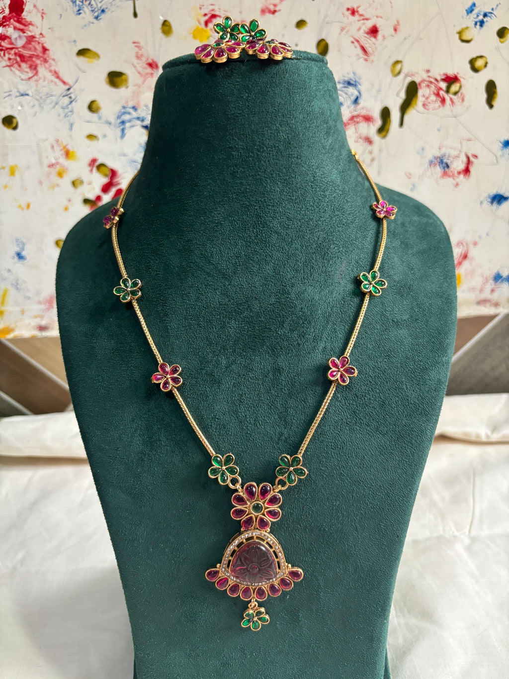 Floral Long haaram