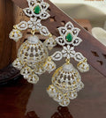 Premium ad emerald jhumka