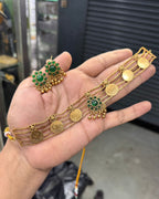 Coin stone choker