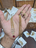 Chain stone neckpiece