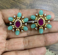 Floral studs